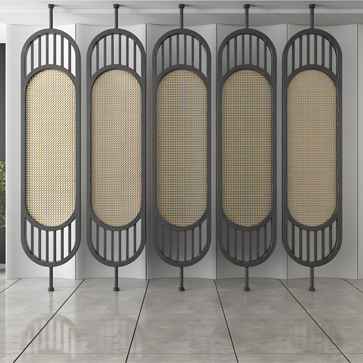 PALLADIO Rattan Privacy Screen | Room Divider