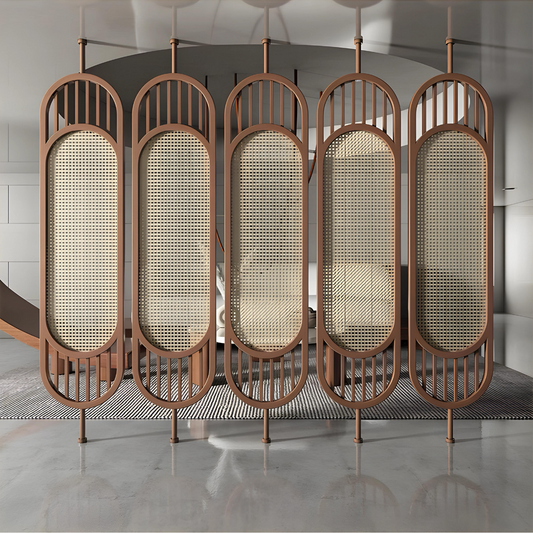 PALLADIO Rattan Privacy Screen | Room Divider