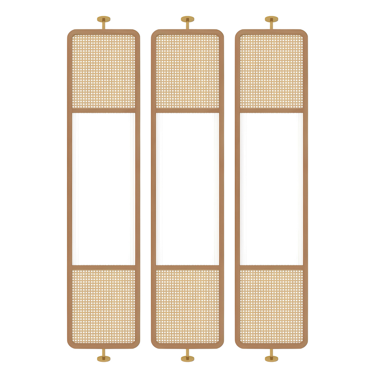36 In Privacy Screen Rattan TOLSA Rattan Privacy Screen | Room Divider