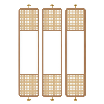 TOLSA Rattan Privacy Screen | Room Divider