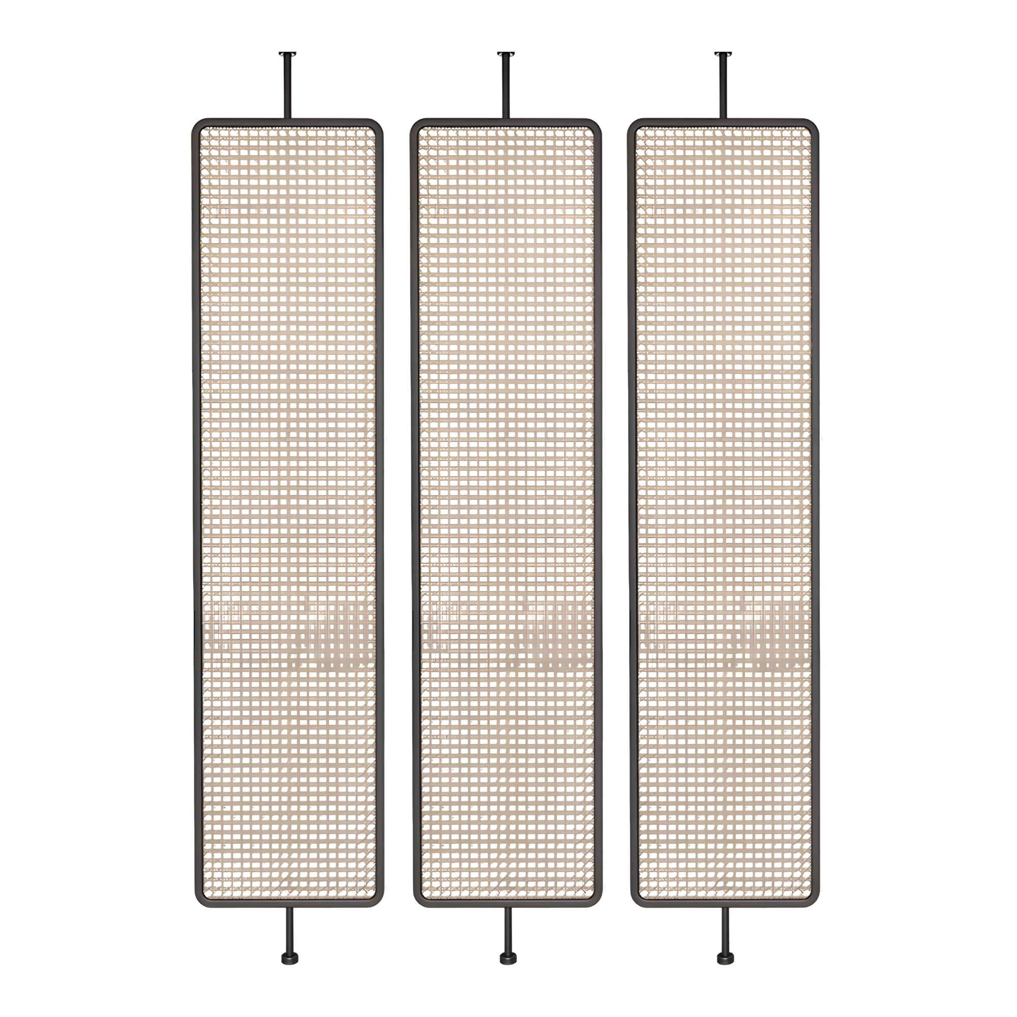 CREWE Metal Rattan Privacy Screen | Room Divider