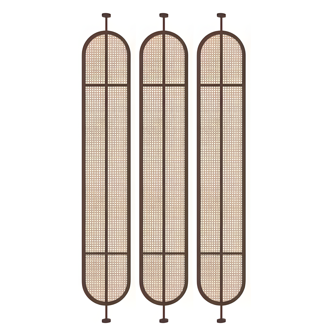 36 In Privacy Screen Rattan PELLI Rattan Privacy Screen | Room Divider