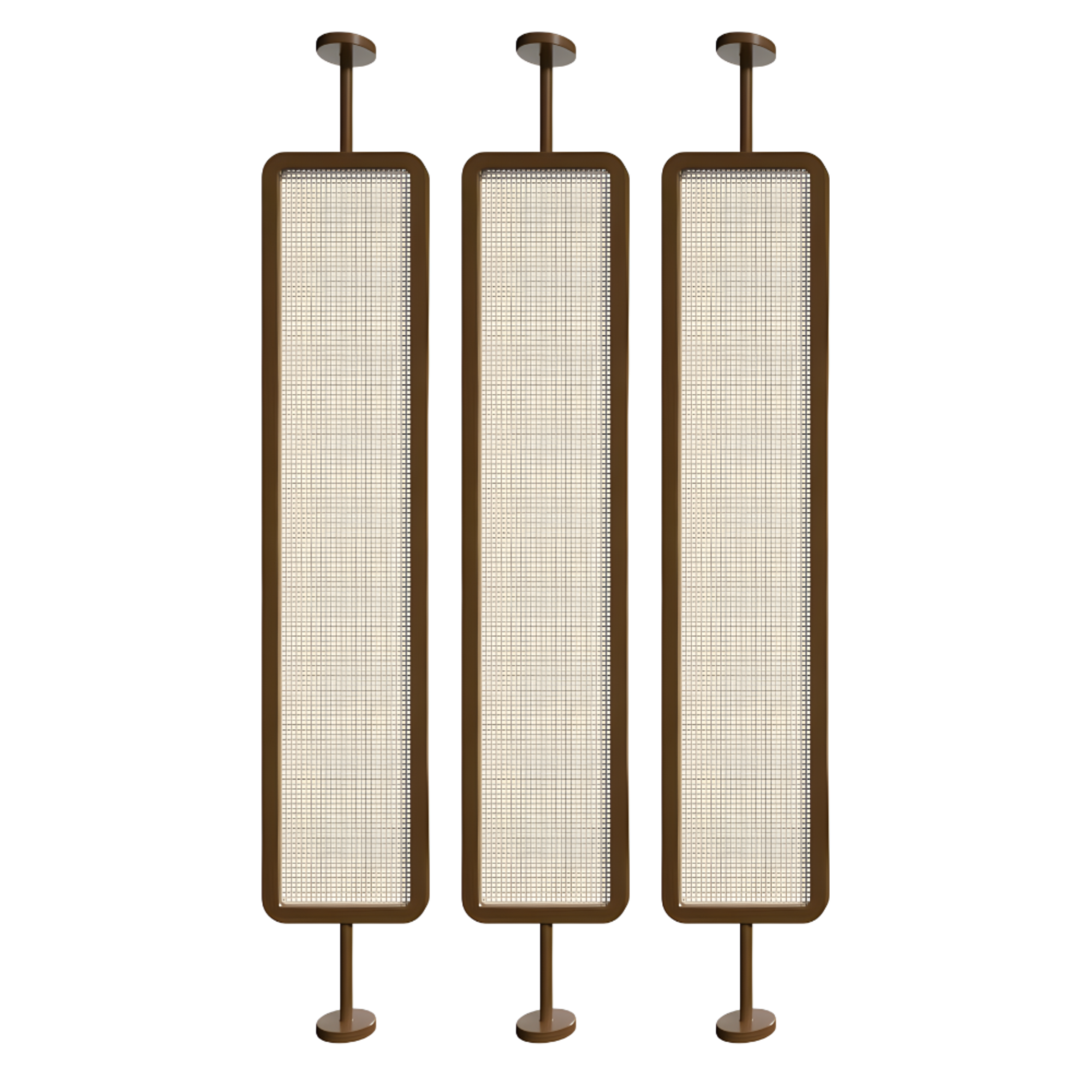 36 In Privacy Screen Rattan RENZO Rattan Privacy Screen | Room Divider