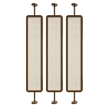 RENZO Écran de confidentialité en rotin | Meuble de séparation